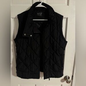 Men’s Marc New York Puffer Vest Size L Black Full Zip